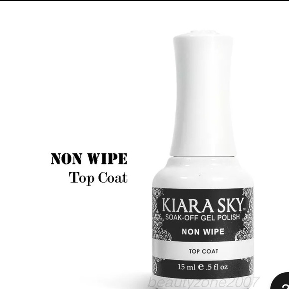 Kiara Sky Gel Polish Essentials NON WIPE
Top Coat 0.5oz clear - Picture 1 of 6